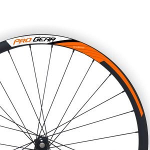 Orange ProGear Series Bicycle Rim Stickers Kit