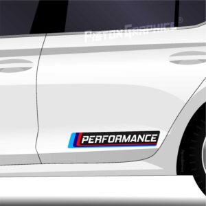 Performance Tri color Sticker for Cars