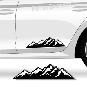 Adventure Mountain Sticker for Cars