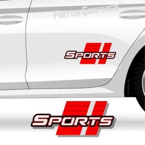 Sports Racing Sticker for Cars