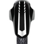 Bike Mudguard Sticker Fender decal in White Color