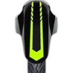 Bike Mudguard Sticker Fender decal in Neon Green Color