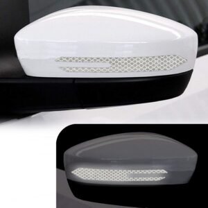Piston Graphics Car Mirror Reflective Stickers for Safety Pack of 2