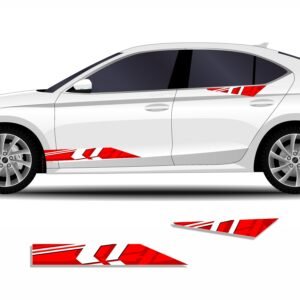 Piston Graphics Car Sticker Kit Body Stickers for car in Modern Trendy Design