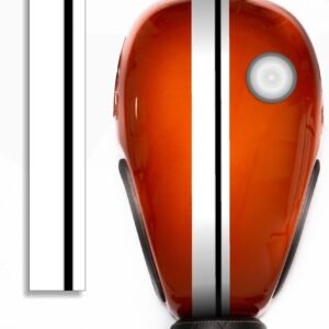 Piston Graphics Bike Tank Top Racing Stripe Stickers Covers Tank and Mudguard